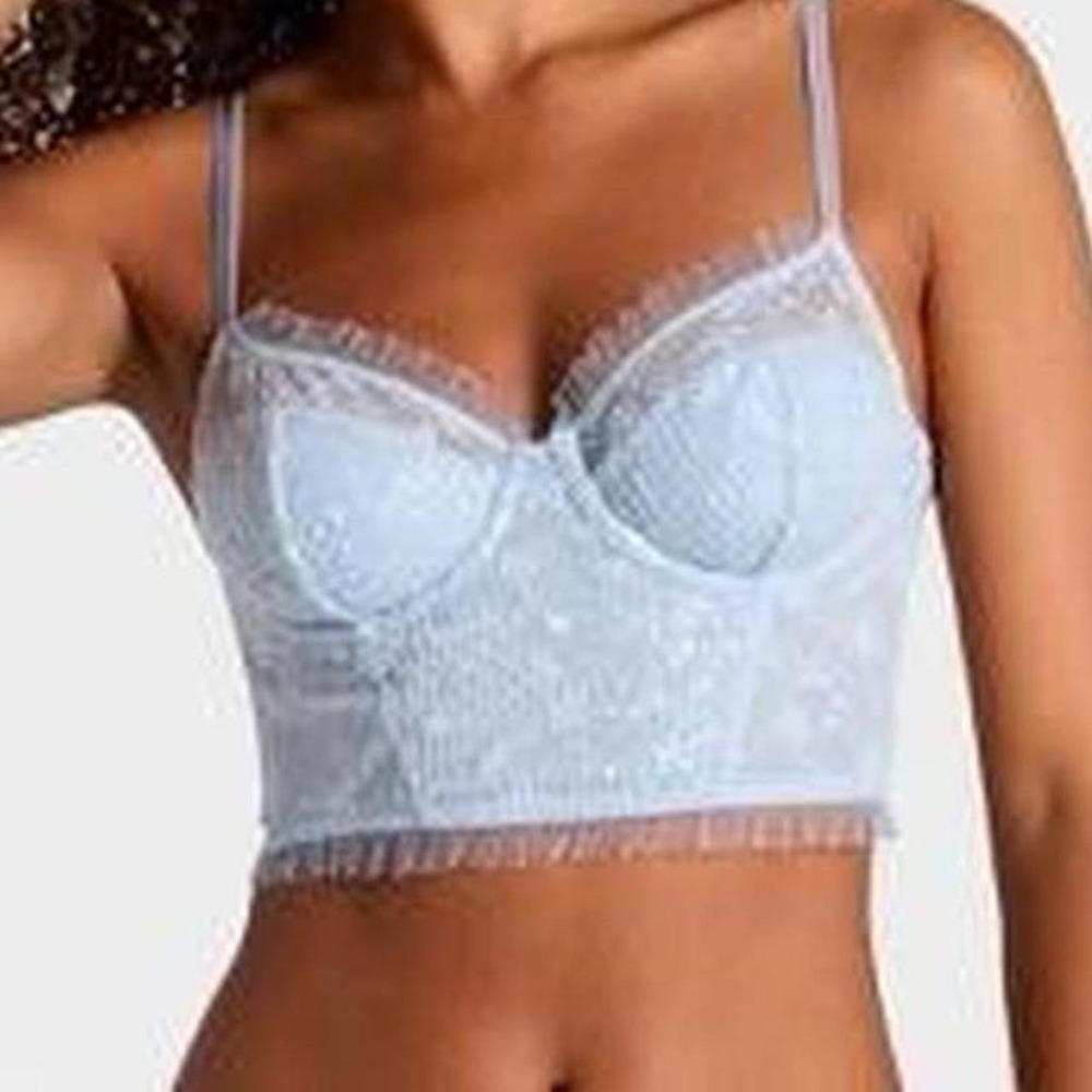 Wild Fable Women's Sequin Lace Corset